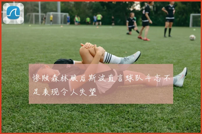 惨败森林狼后斯波直言球队斗志不足表现令人失望